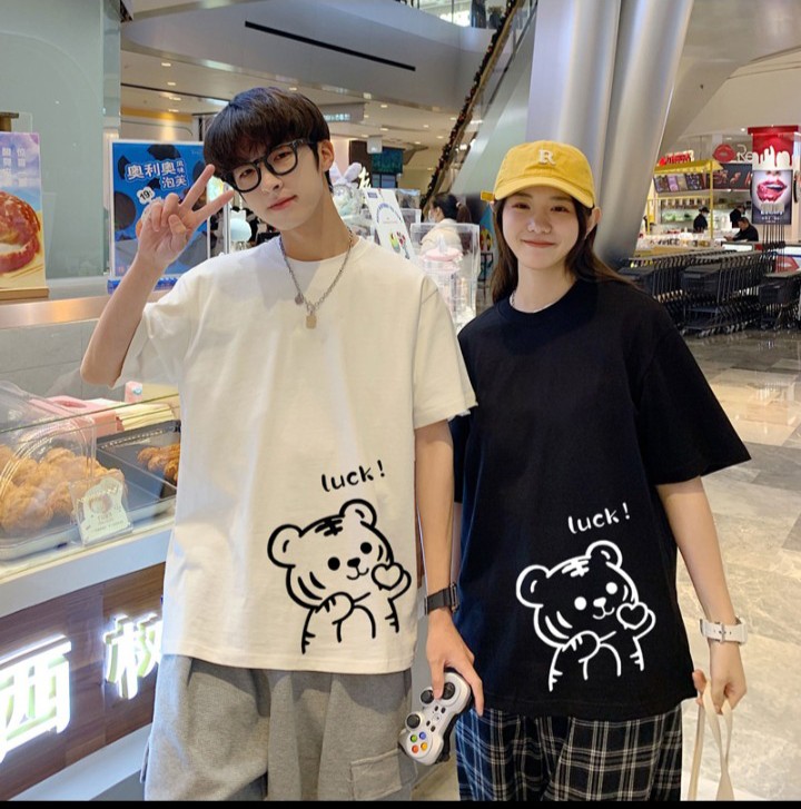 Áo thun đôi hổ luck siêu cute 1