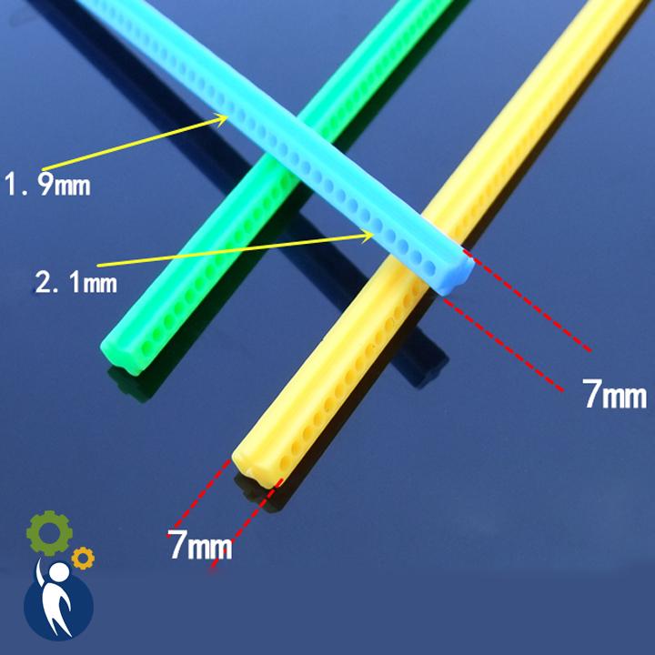 Bộ 3 Thanh Nhựa Chữ Thập Số 2 Dài 95mm