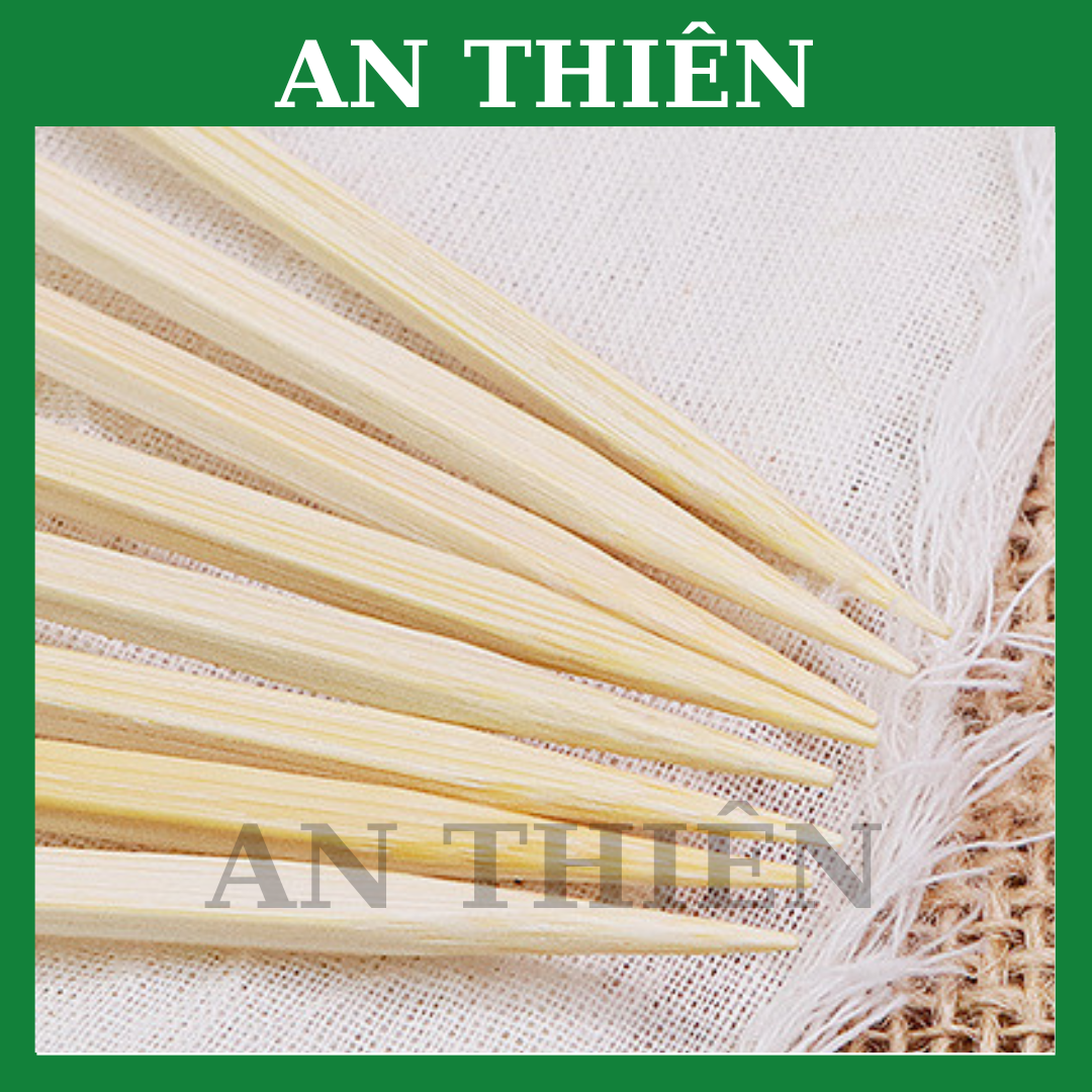 Cây Xiên Gỗ 12cm -50 Cây Không Mắc Tre