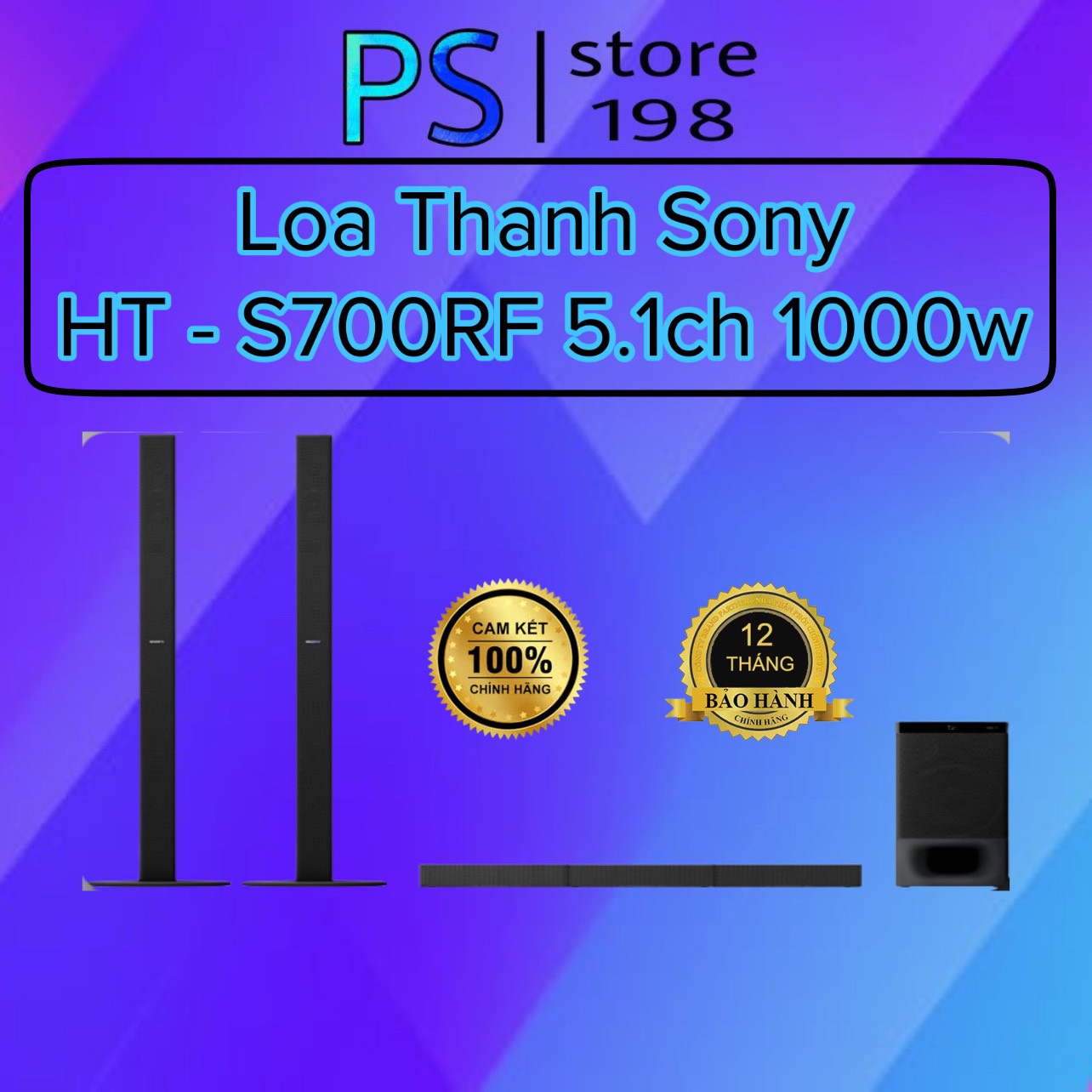 Dàn âm thanh sound bar sony ht-s700rf 1000w