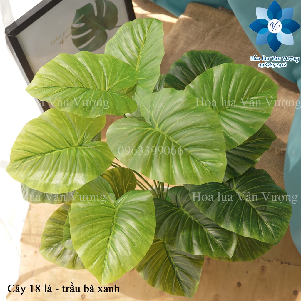Cây Giả Cây 18 Lá Cỡ To 70Cm