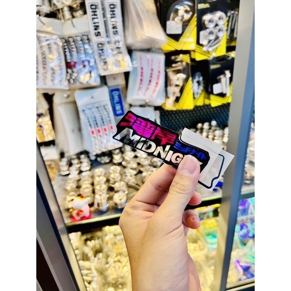 Tem Sticker Nhật Bản - Midnight | Decal IN TRONG CHỐNG THẤM