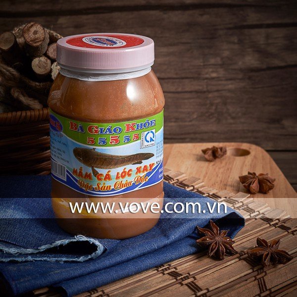Mắm cá Lóc Xay hiệu Bà Giáo Khỏe Châu Đốc hũ 500gr