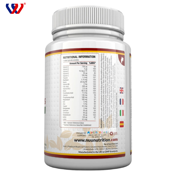 Nu U Nutrition Multi Vitamin 365 Viên
