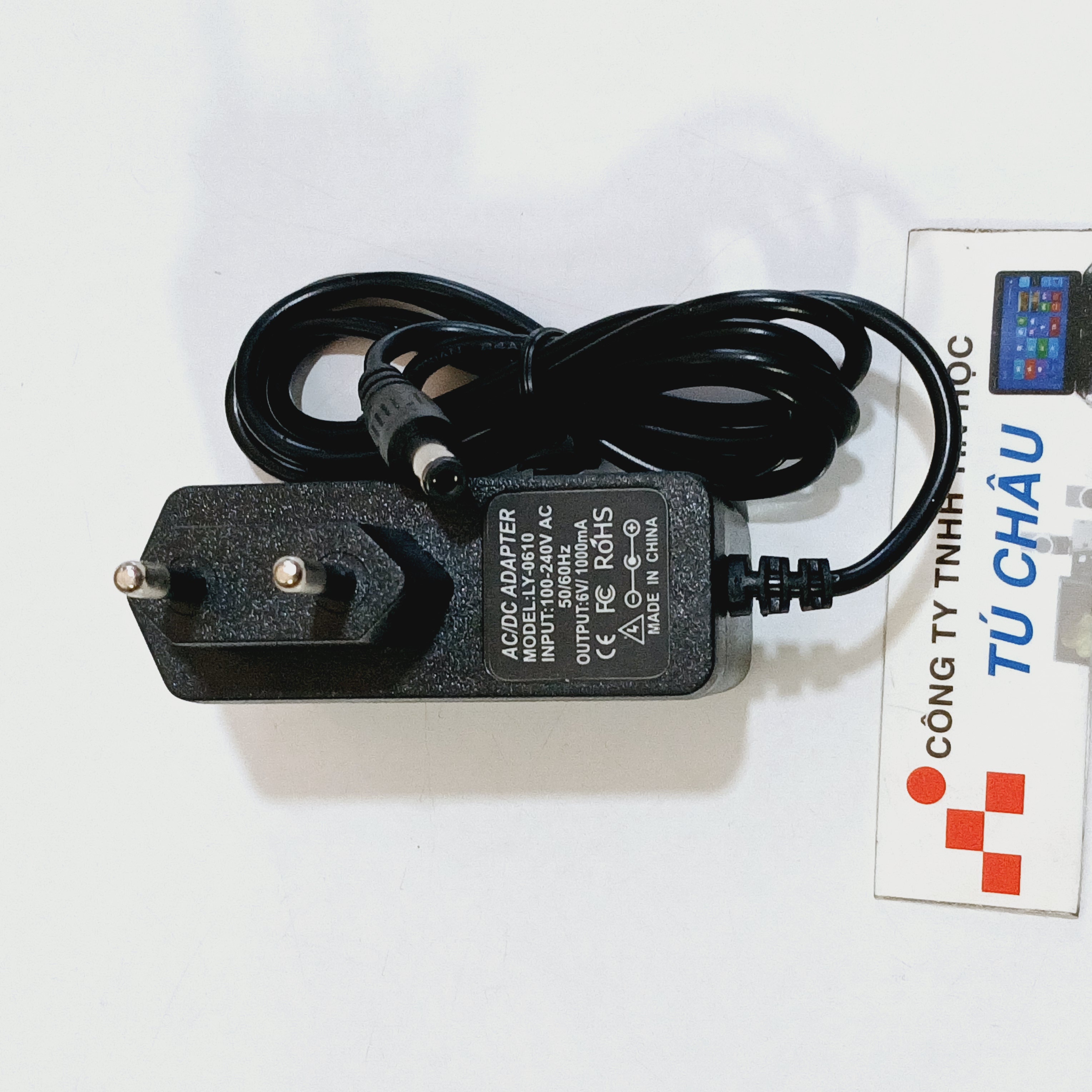 Adapter DC 6V - 1A ( Đầu cắm 5.5mm x 2.1mm)
