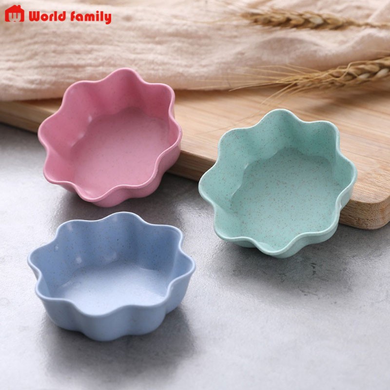 COM BO 3 Chén Đựng Nước Chấm Gia Vị Chén Cho Bé Ăn Dặm Làm Từ Lúa Mạch