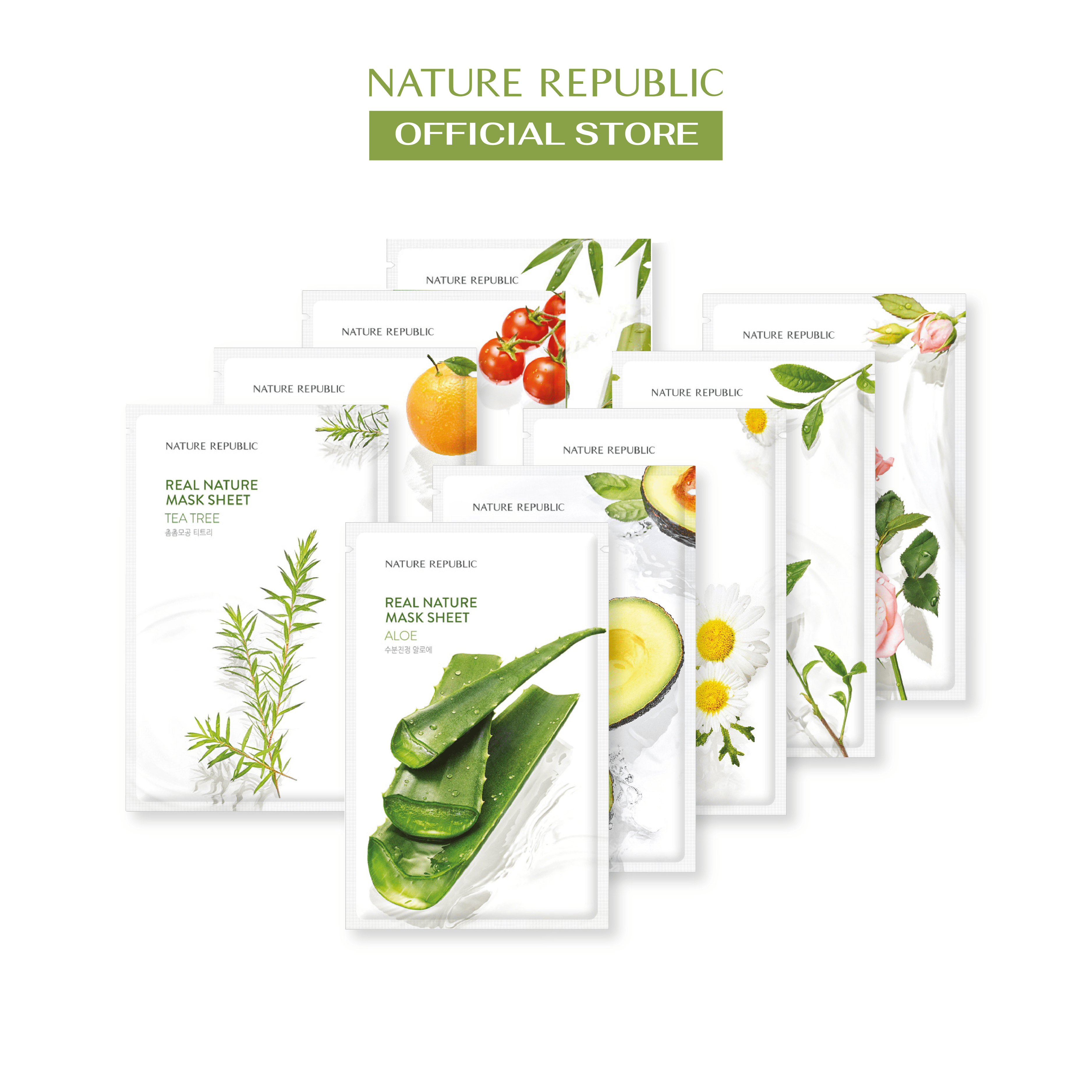 Quà tặng 1 miếng Nature Republic ( Mặt nạ giấy Real Nature Mask Sheet 23ml ngẫu nhiên)