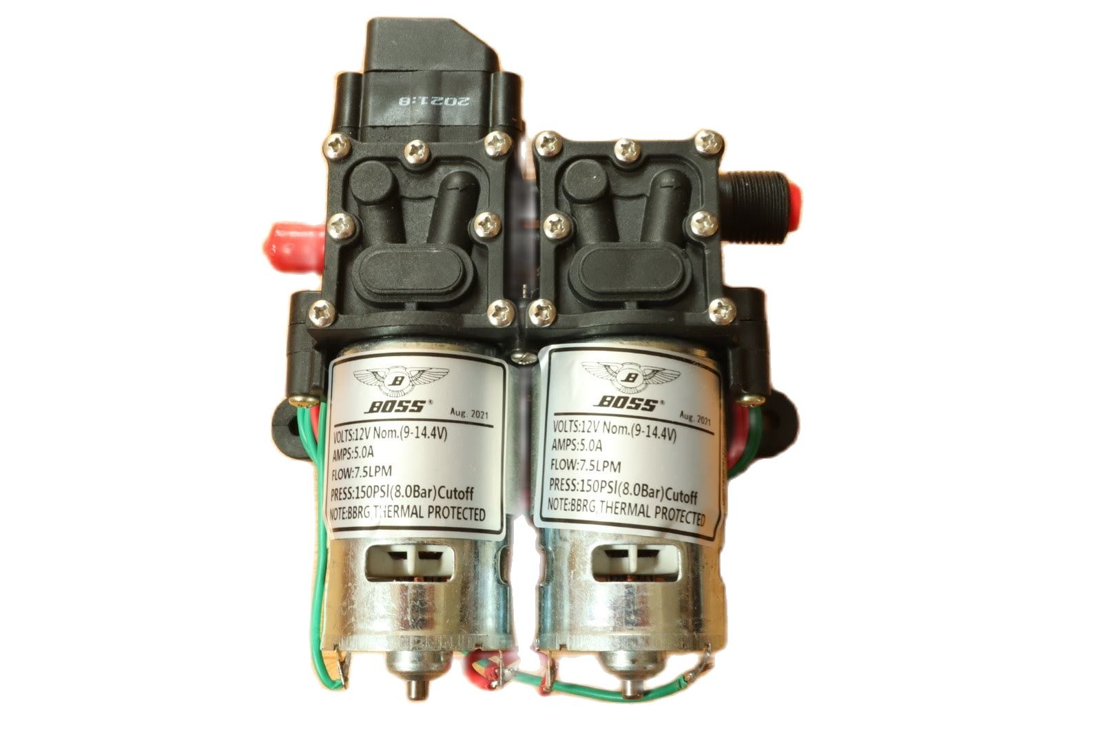 Bơm đôi 12V, dùng cho bình xịt điện