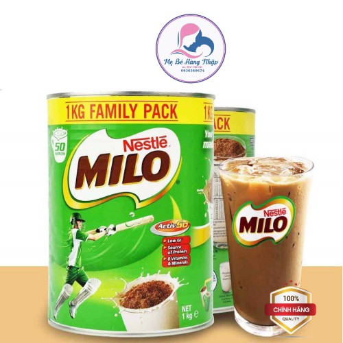 MILO 1KG NỘI ĐỊA CHUẨN ÚC