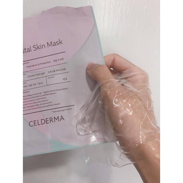 [HCM]Mặt Nạ Thạch Anh Hàn Quốc ( Celderma Crystal Skin Mask ) Full hộp 10 miếng
