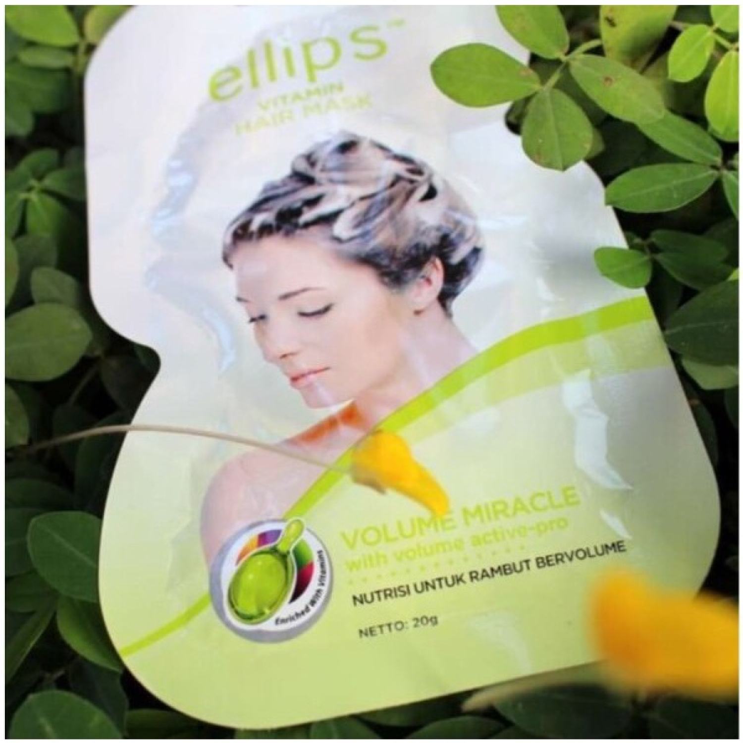 Ellips ủ tóc 20G Tóc bồng (Ellips hair mask 20G Volume miracle )Hộp 12 gói