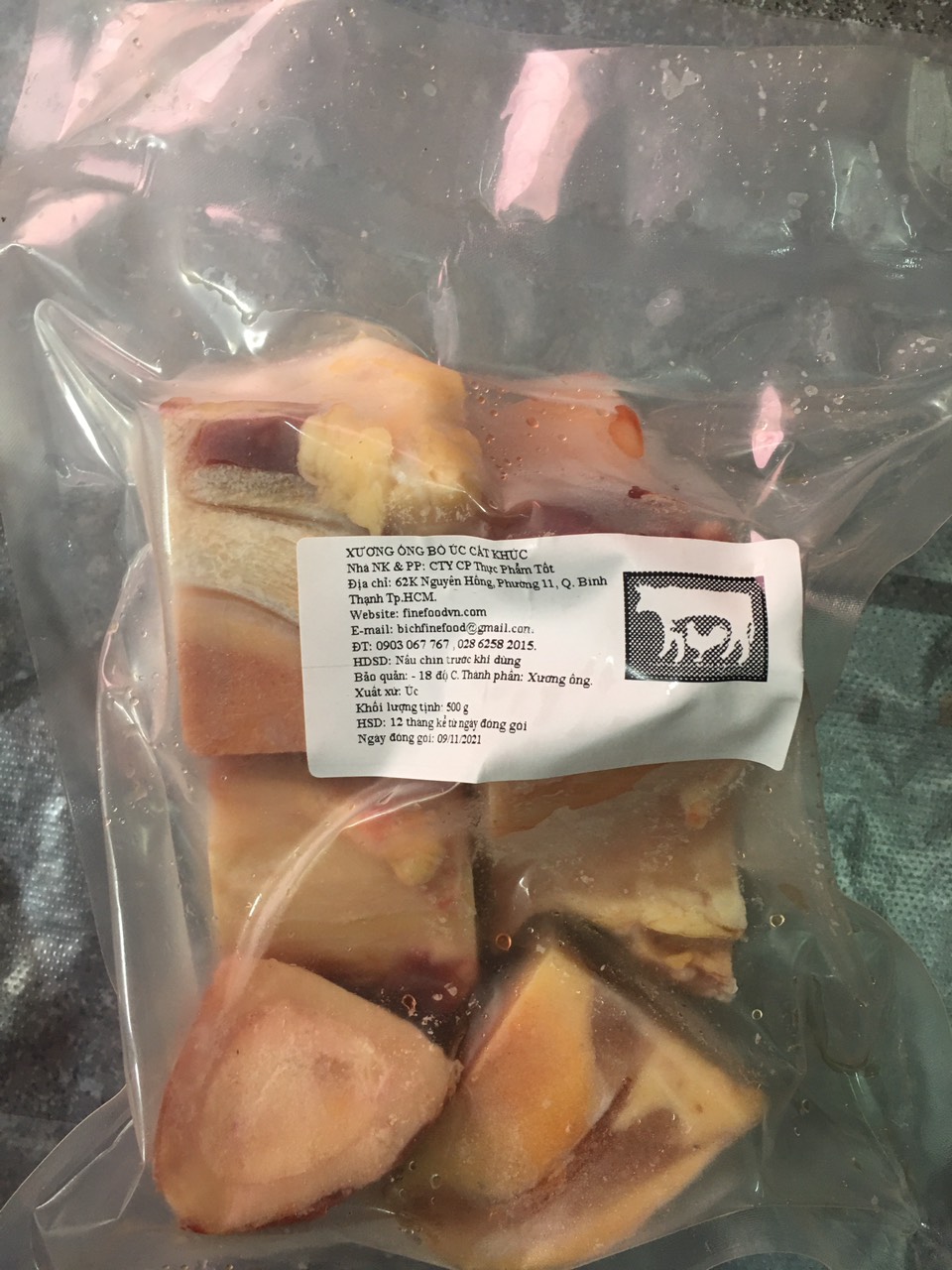 [CHỈ GIAO HCM] Xương Bò Úc -AUST Bone Beef - 500 gram