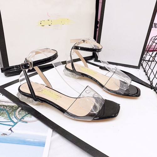giày sandal 2b khóa vuông