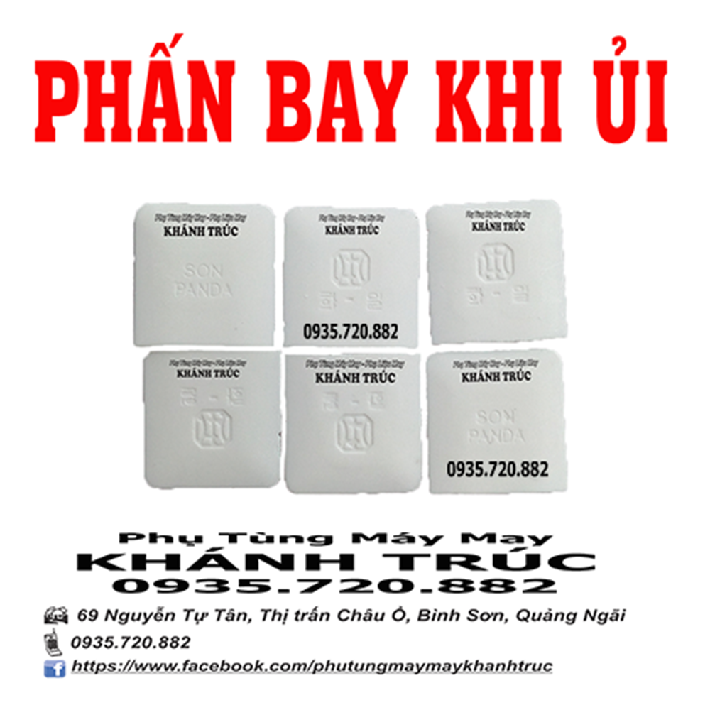 50 viên Phấn bay sẽ bay màu khi ủi
