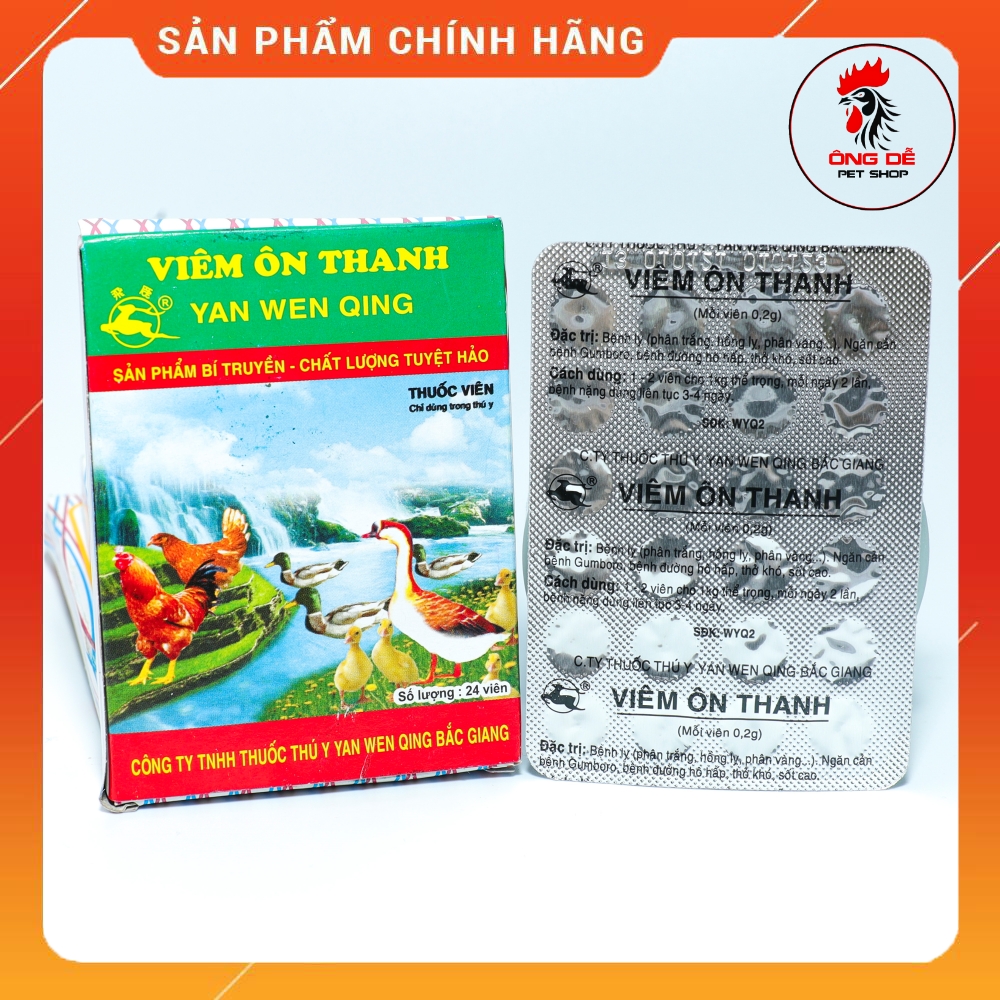 Viêm Ôn Thanh cho gà đá 10 hộp