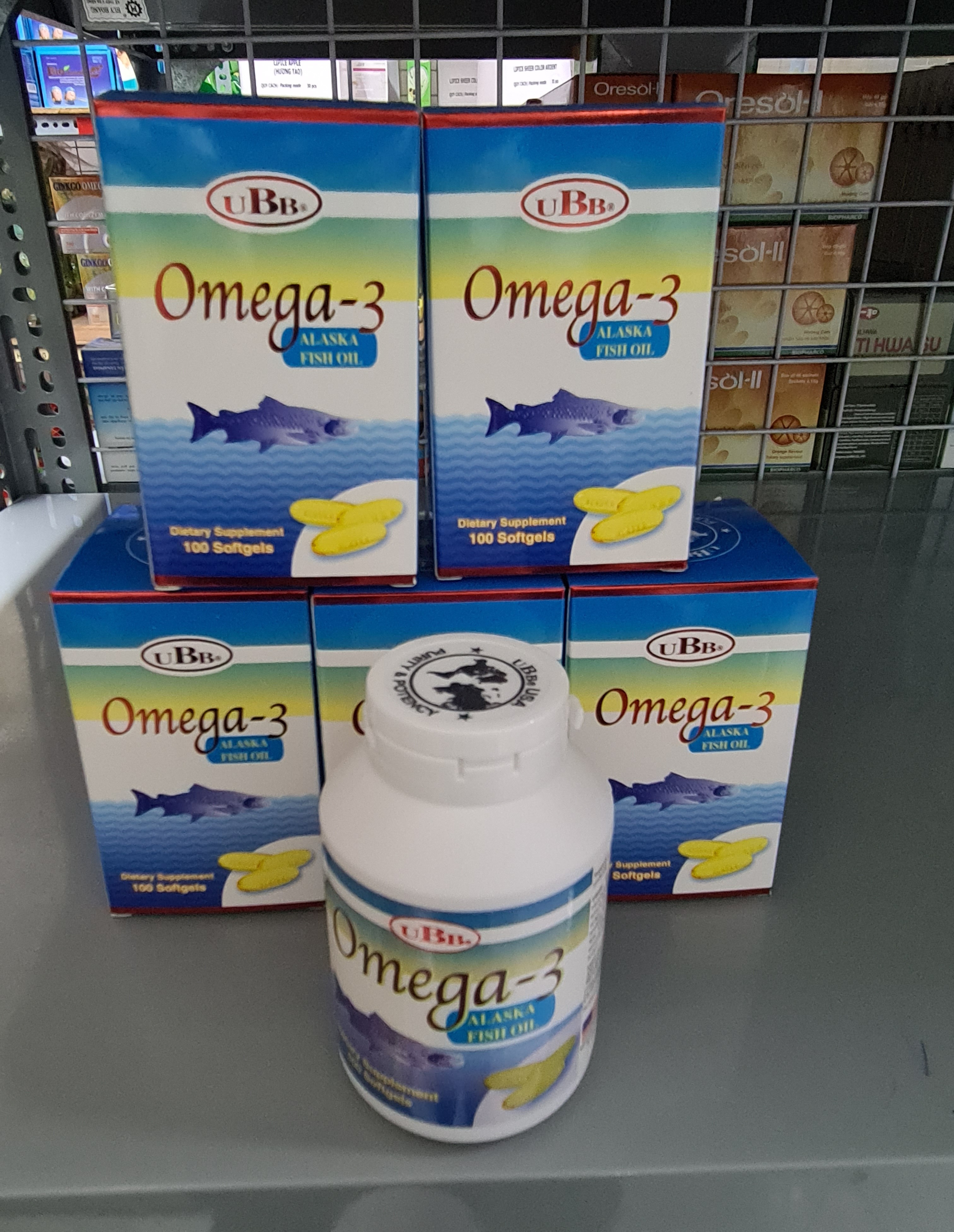 Viên dầu cá sáng mắt OMEGA UBB - Baxco USA