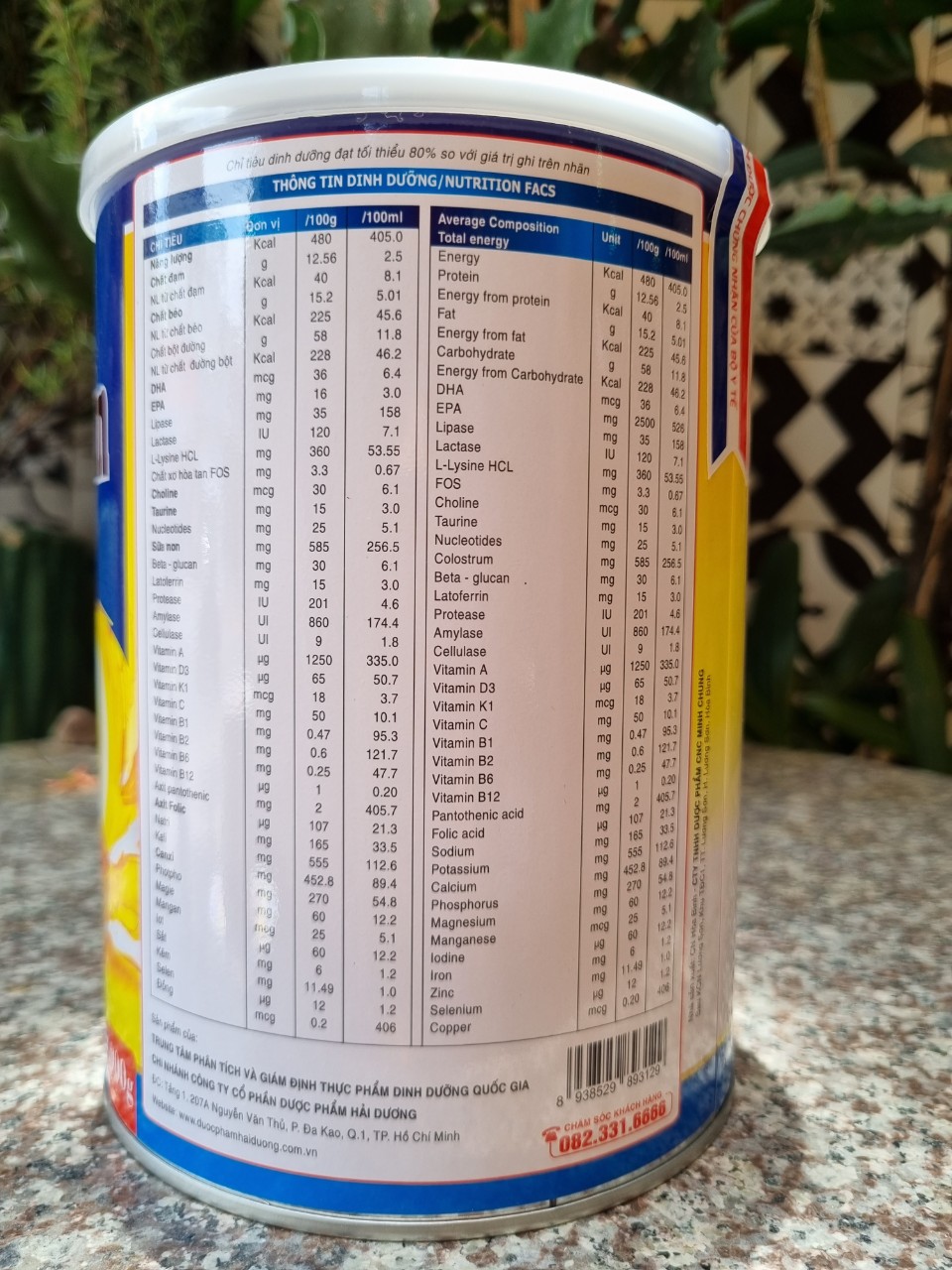 [Date mới, hộp 900g] Sữa nghệ Nano Curcumin Gold .
