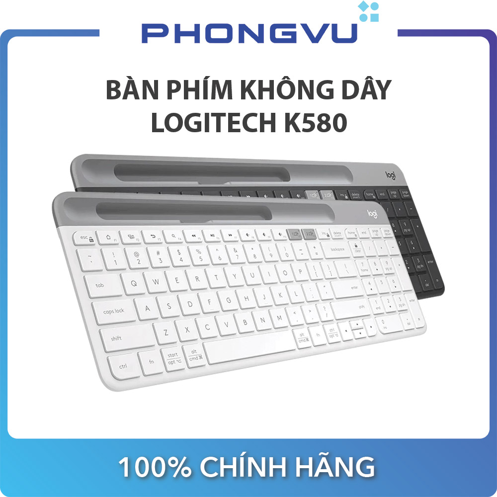 Bàn phím không dây Logitech K580 - Bảo hành 12 tháng