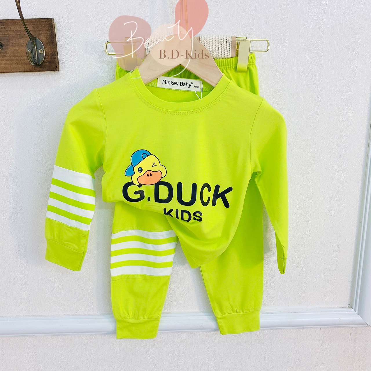 Full size bộ dài tay hàng minky mom chất thun lạnh in họa tiết động vật dễ thương cho bé trai bé gái