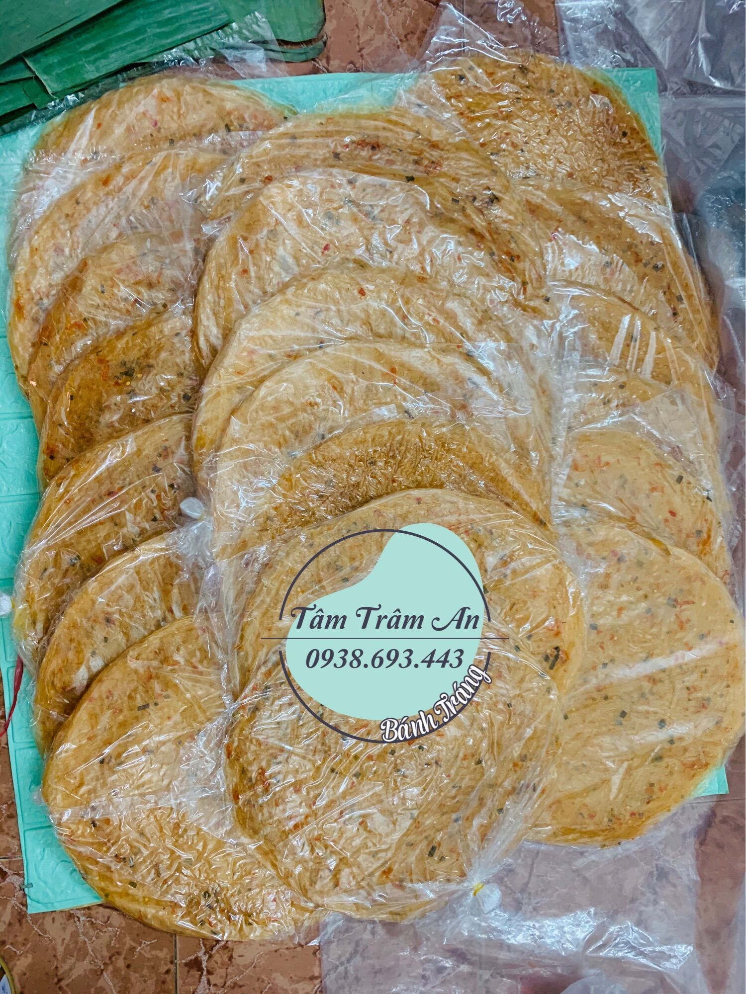 500g BÁNH TRÁNG DẺO TÔM HÀNH