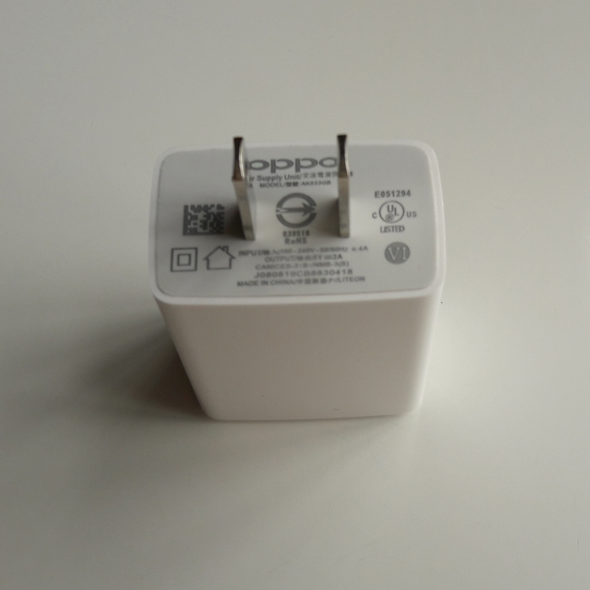 Sạc 2A dùng cho OPPO (Adaptor Trắng nhám + Cable chuẩn micro USB)