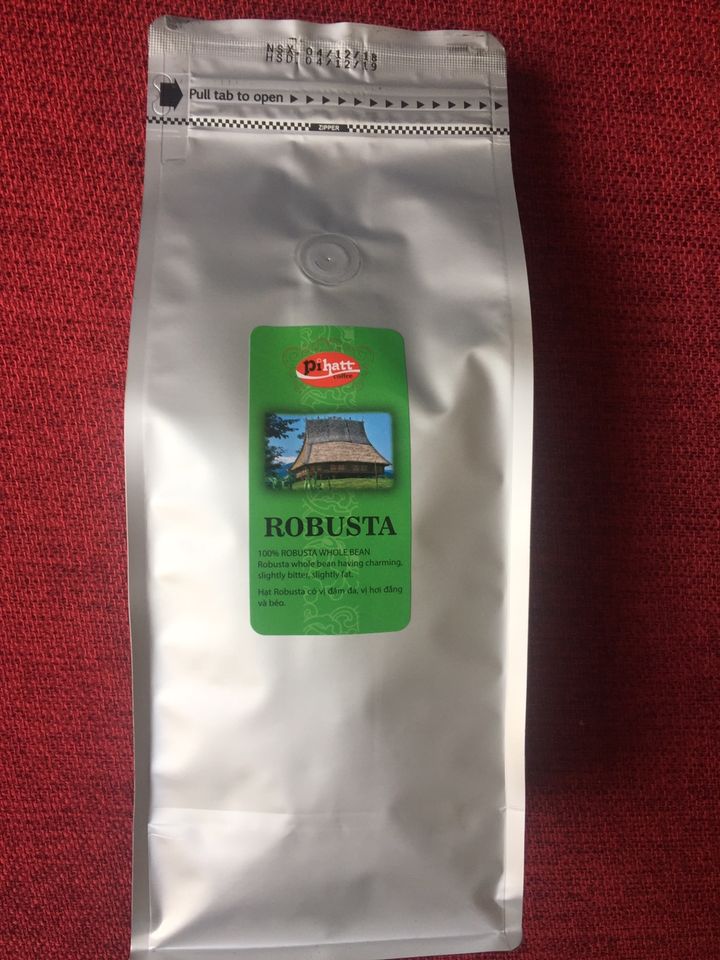 Cà phê Nguyên Hạt ROBUSTA Cầu đất- Pihattcafe