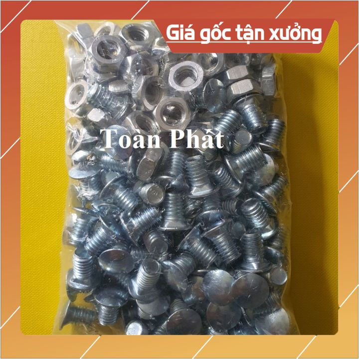 Bịch ốc ( 100 con) ốc sắt lắp kệ V lỗ