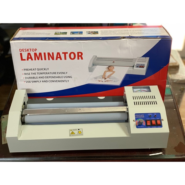 Máy ép plastic desktop laminator a3 - rullo lớn, rullo nhỏ