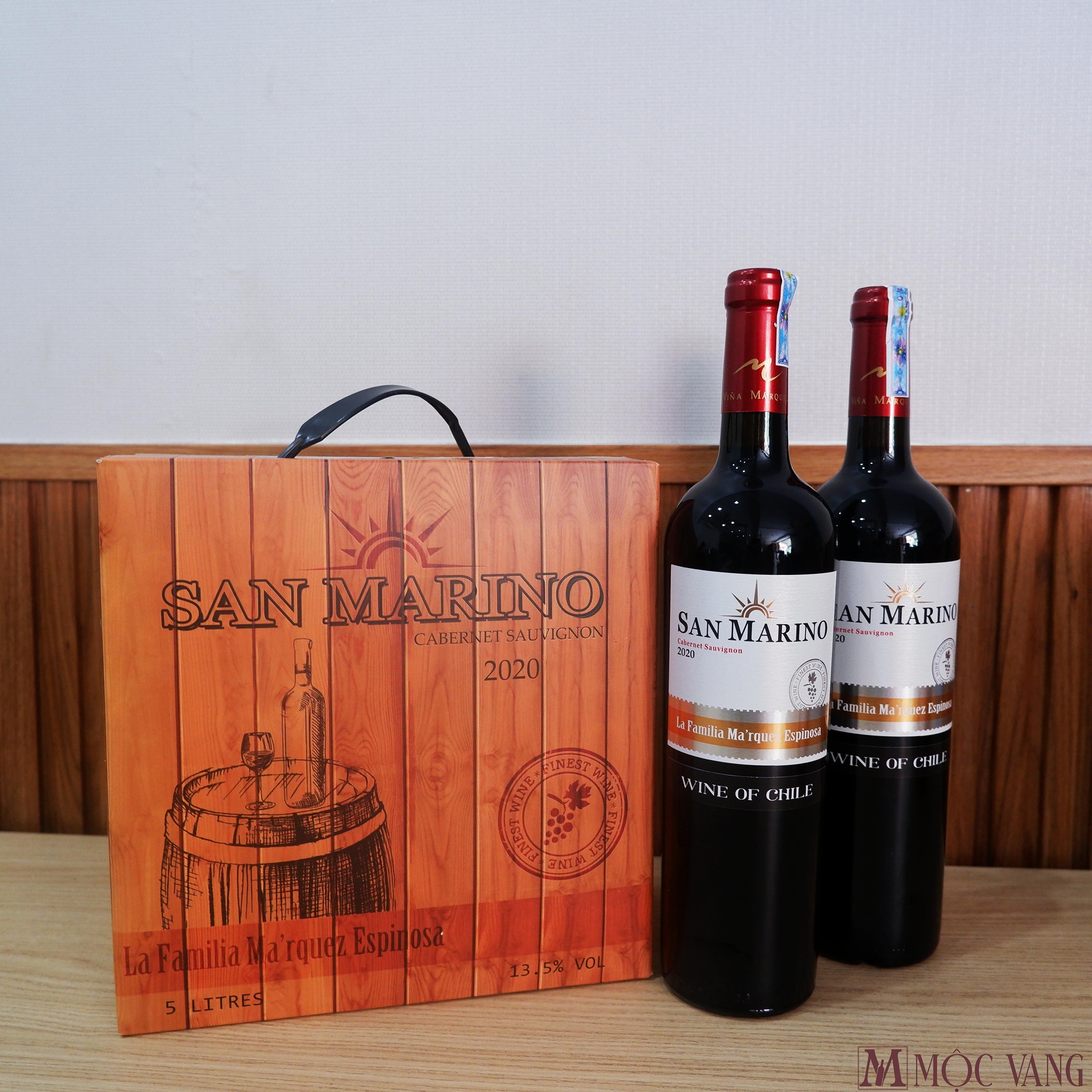 Vang bịch Chile San Marino 5 lít