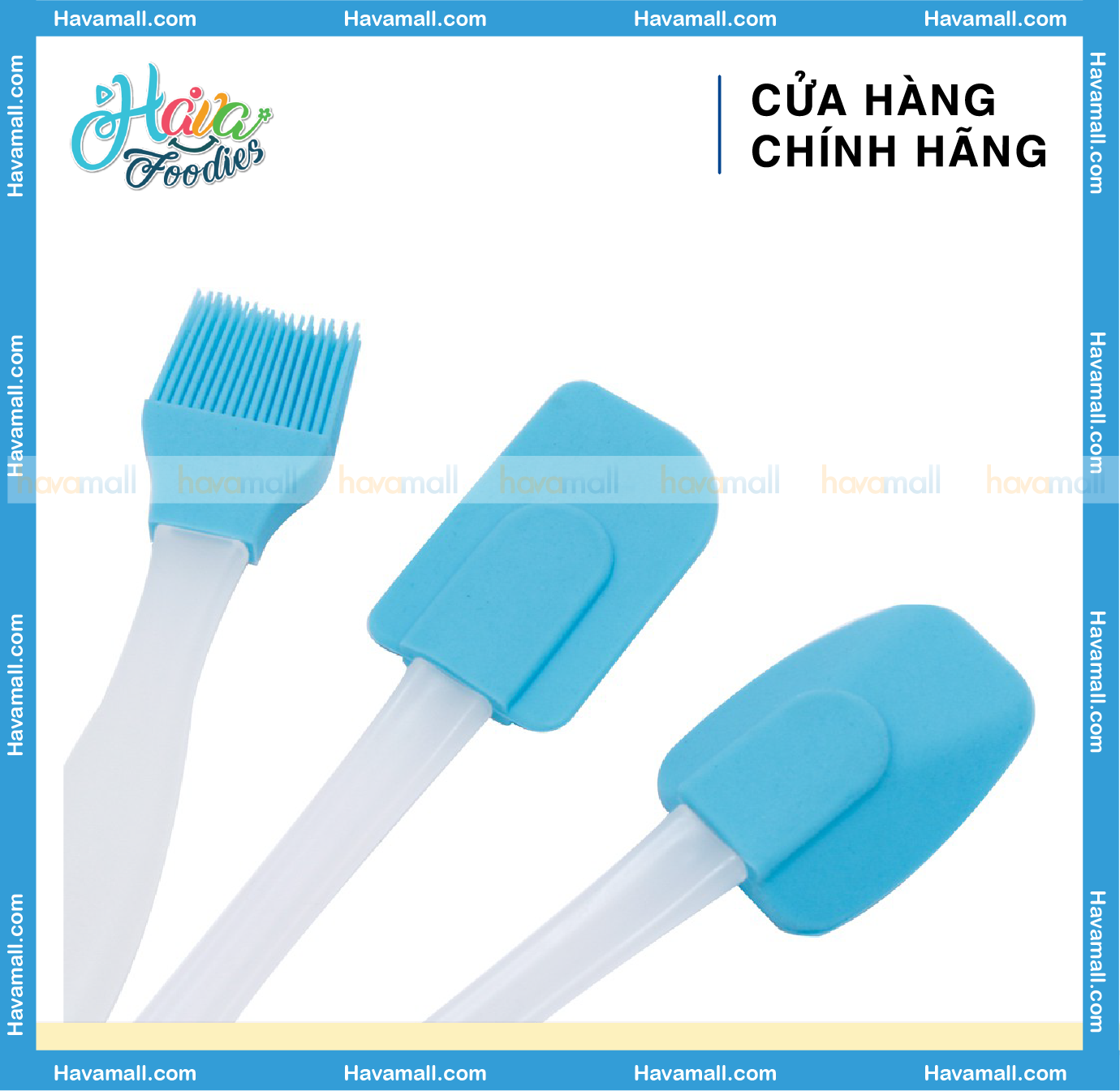[HCM] 3 Dụng Cụ Nướng Bánh Bằng Silicon Uncle Bills