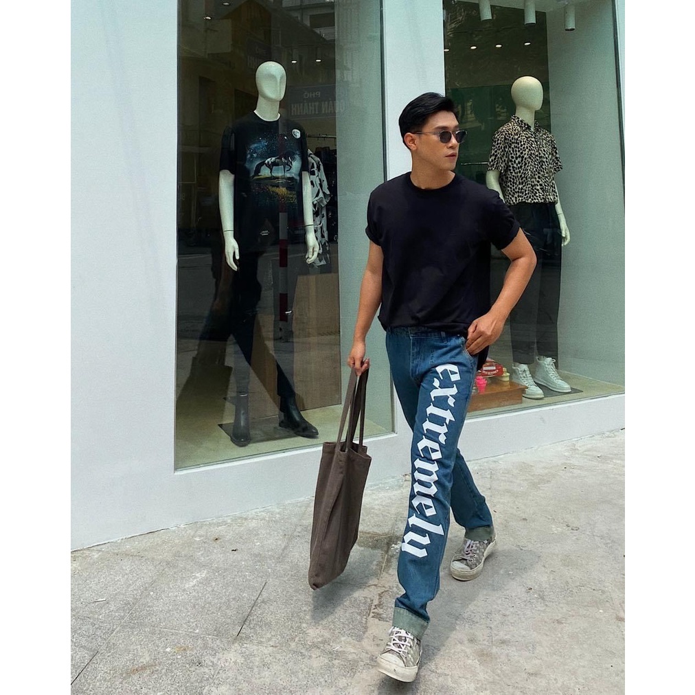 Áo thun basic màu trắng, đen trơn Amand AT009