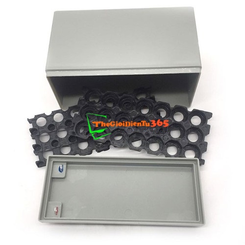 Vỏ ắc quy cho pin 18650 kèm khung cố định