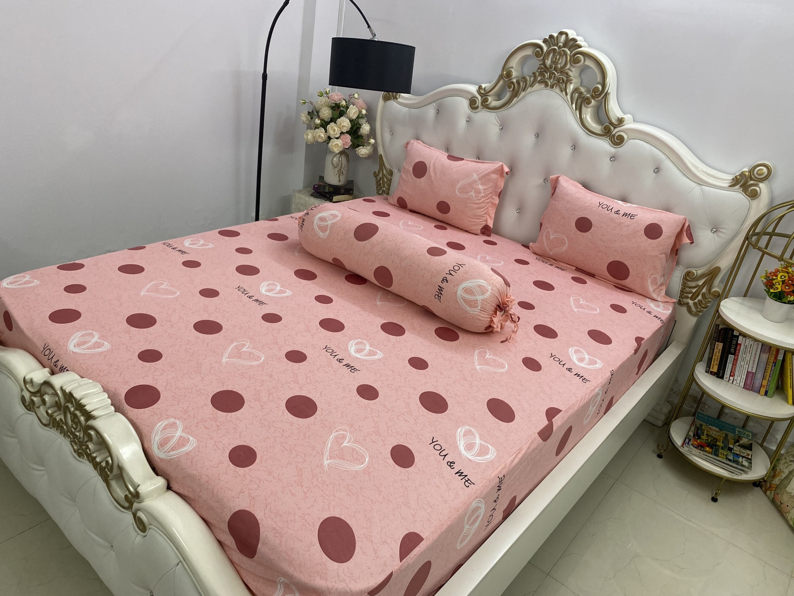 [HCM]Bộ drap thun Hàn Quốc mát lạnh {4 món  }đủ size