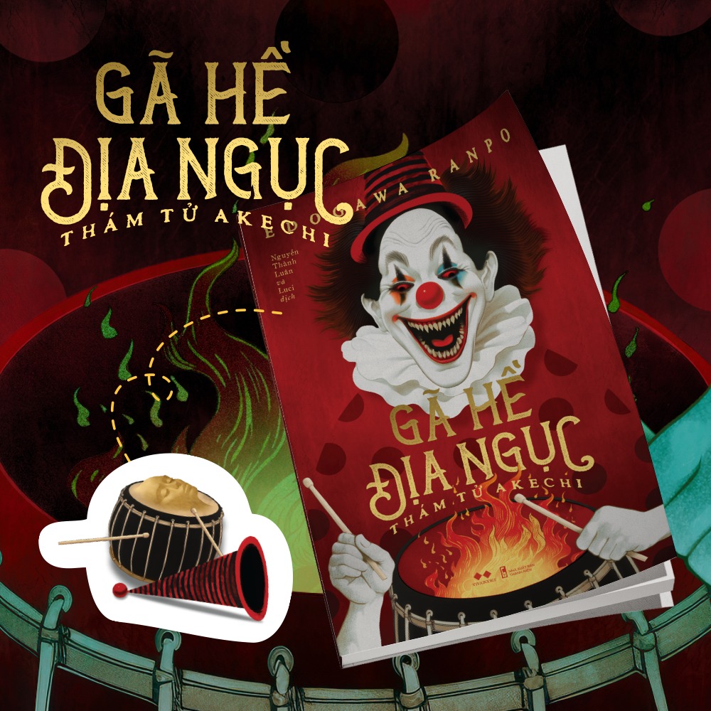 Sách - GÃ HỀ ĐỊA NGỤC Thám tử AKECHI - Edogawa Ranpo