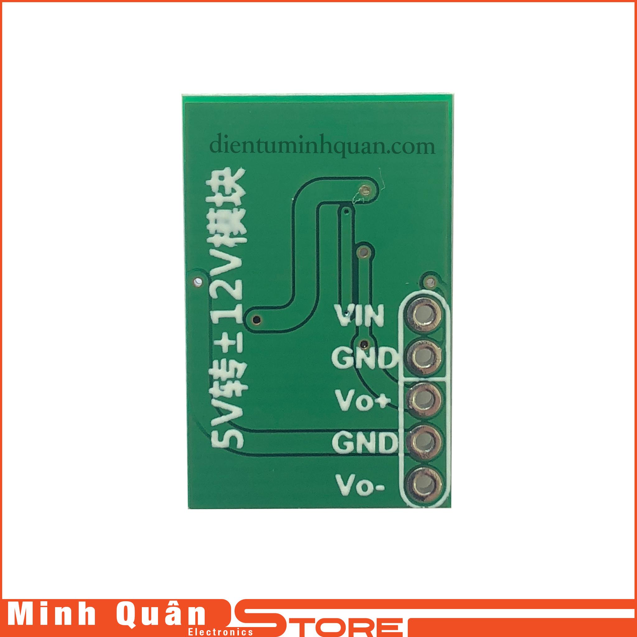 Mạch Đổi Nguồn DC-DC Từ 5V-12V SANG +-12V