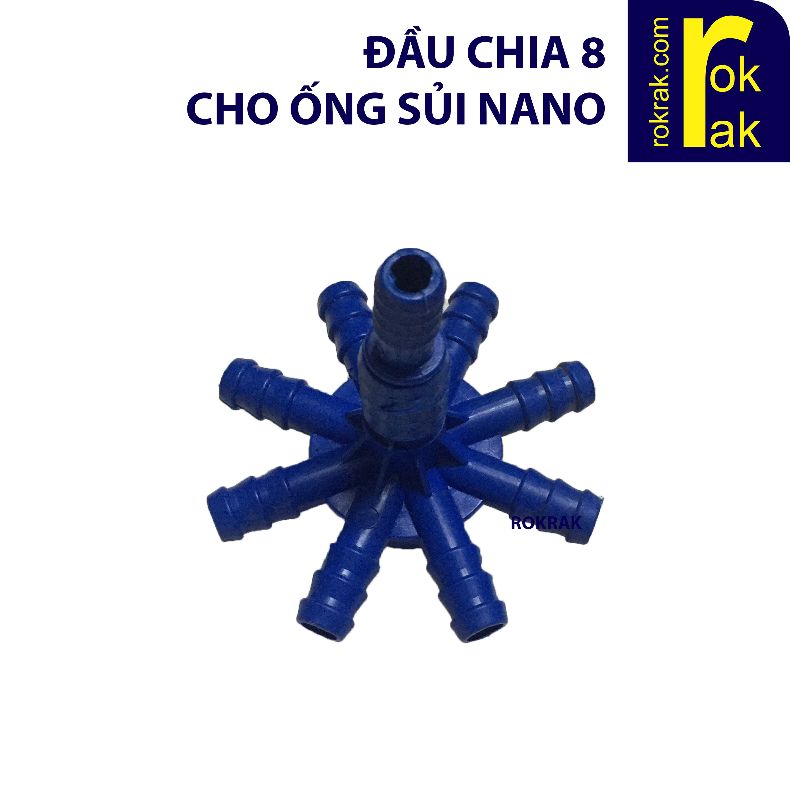 [HCM]Phụ kiện chia 8 cho ống sủi oxy nanotube tạo hình hoa