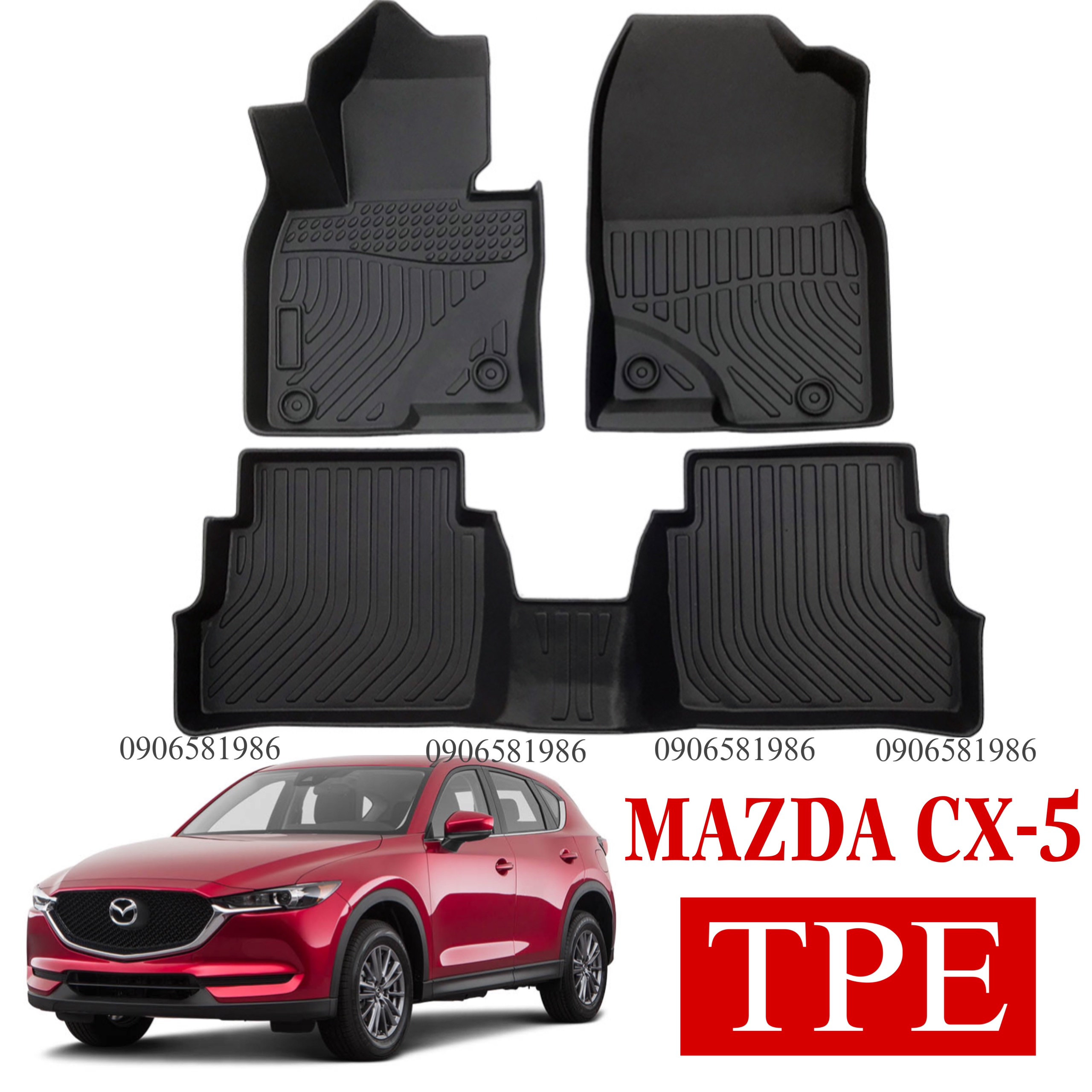 MAZDA CX-5 Thảm Sàn Xe Sang Trọng Chuẩn Form Dáng