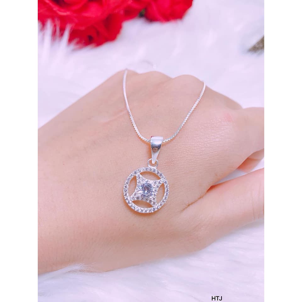 Dây Chuyền Bạc Cỏ 3 Lá