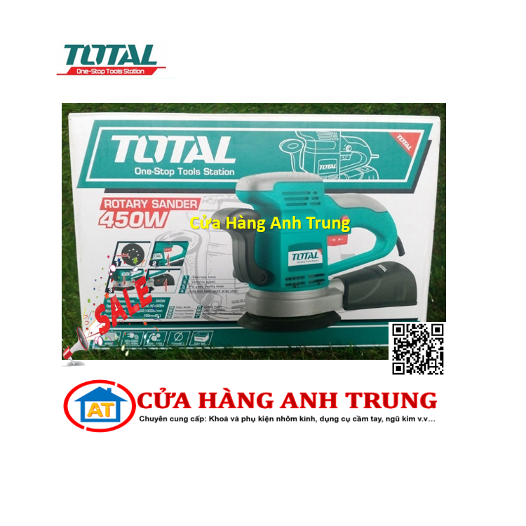 Máy Chà Nhám Đĩa Tròn Total TF2041501 - 450W