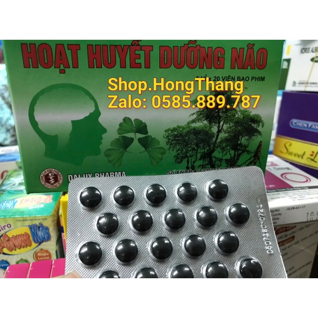 Cải thiện trí nhớ và chứng mất ngủ hoạt huyết dưỡng não giảm đau đầu chóng