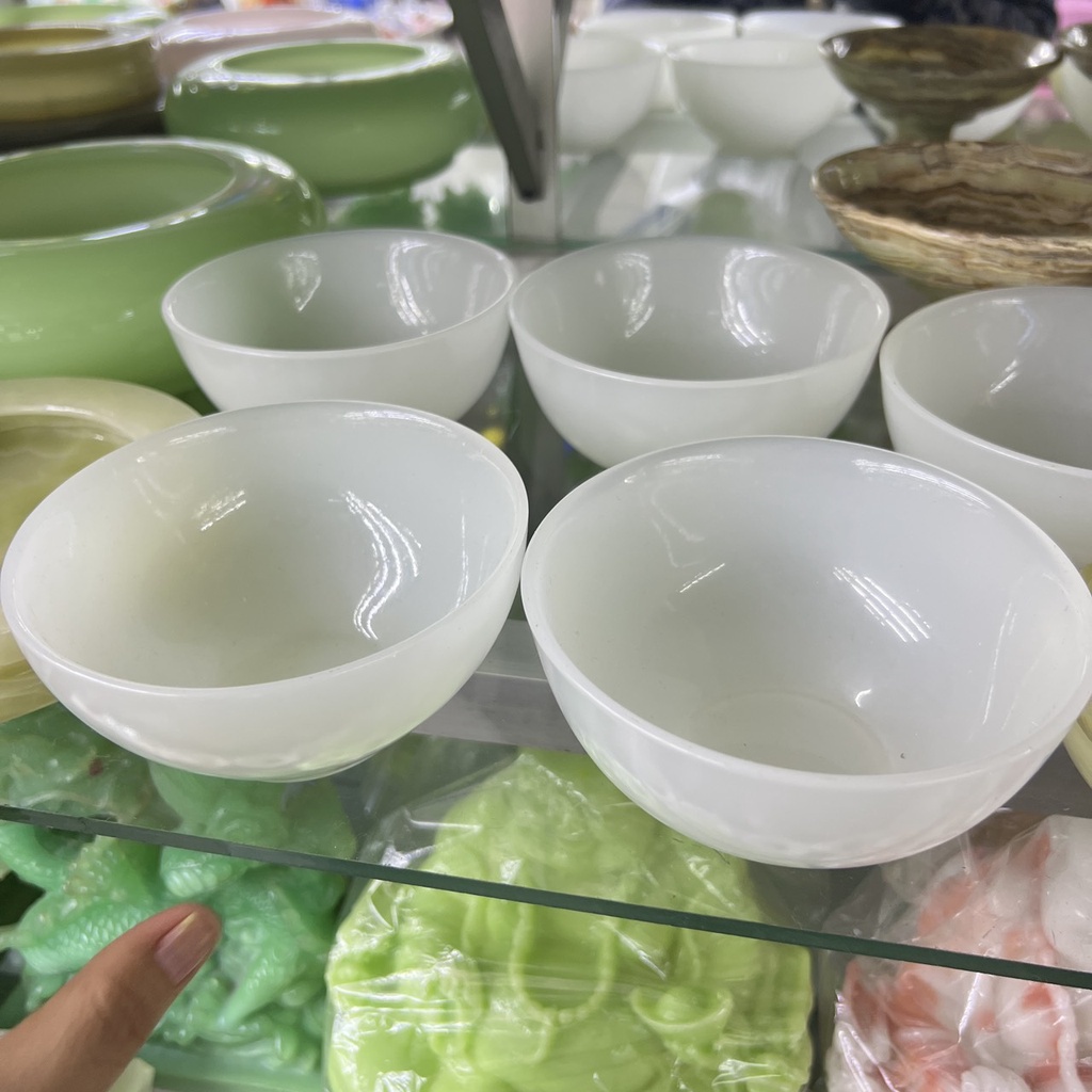 Chén ăn cơm đá ngoc trắng BK STORE