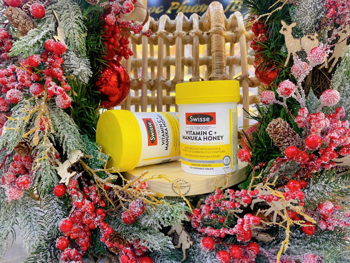 Swisse Ultiboost Vitamin C Mật ong Manuka