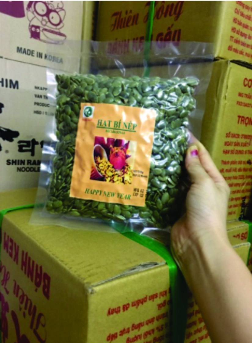 Hạt bí sống tách vỏ Ấn Độ 500g