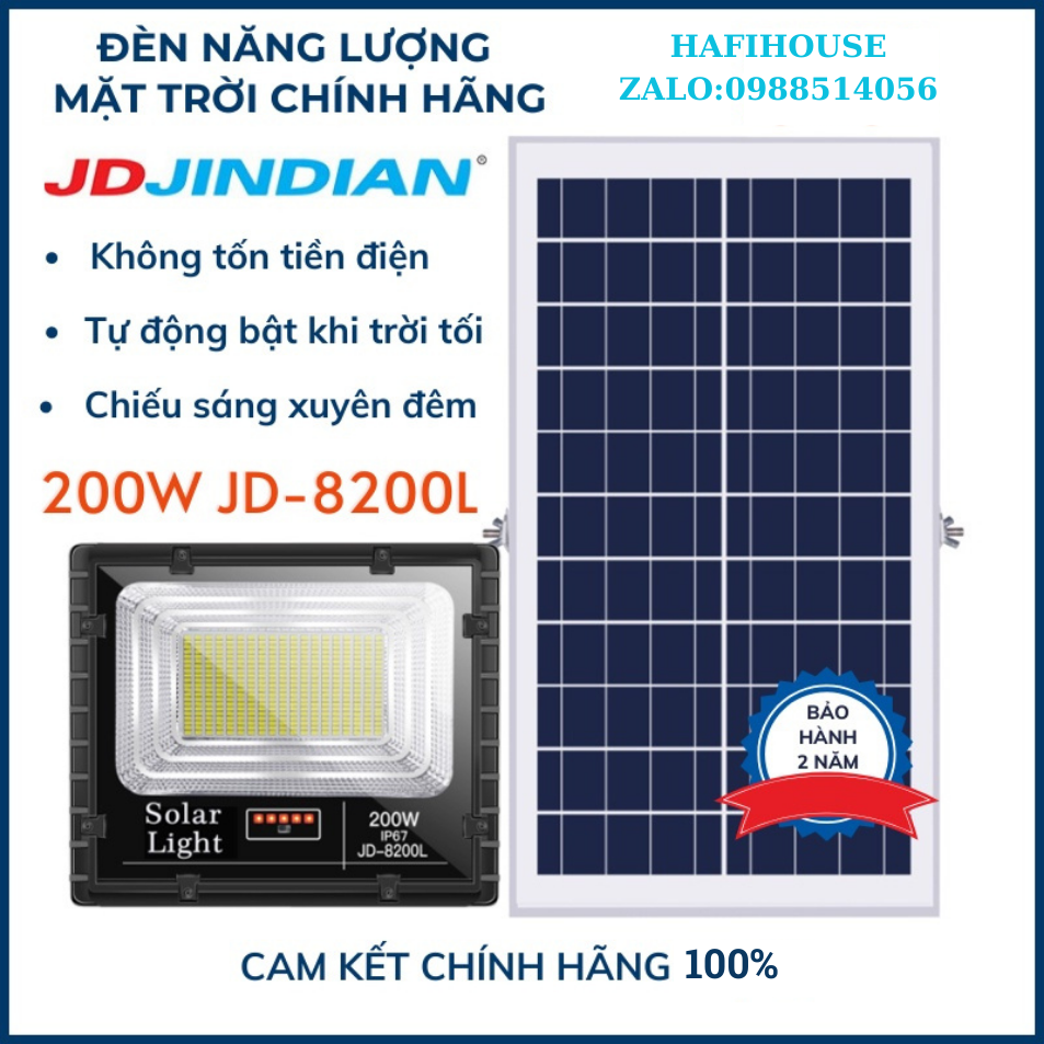 Đèn năng lượng mặt trời Jindian 200w