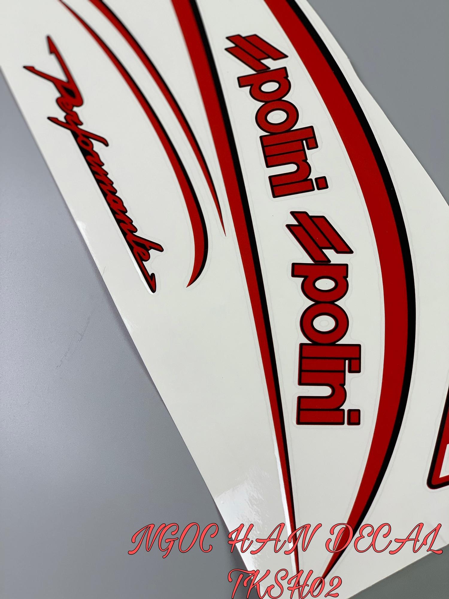 [HCM]Bộ tem chỉ phản quang Polini cho xe SH -- NGỌC HÂN DECAL