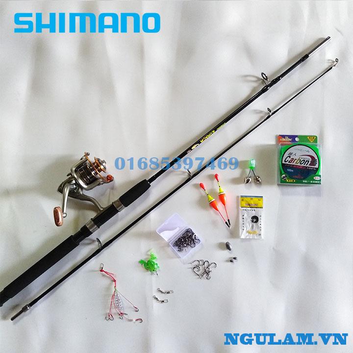Bộ cần câu máy shimano 2 khúc 2m7 ,máy yumoshi lc 7000 kèm trọn bộ phụ kiện (rẻ vô địch) - Cam kết bảo hành đổi trả