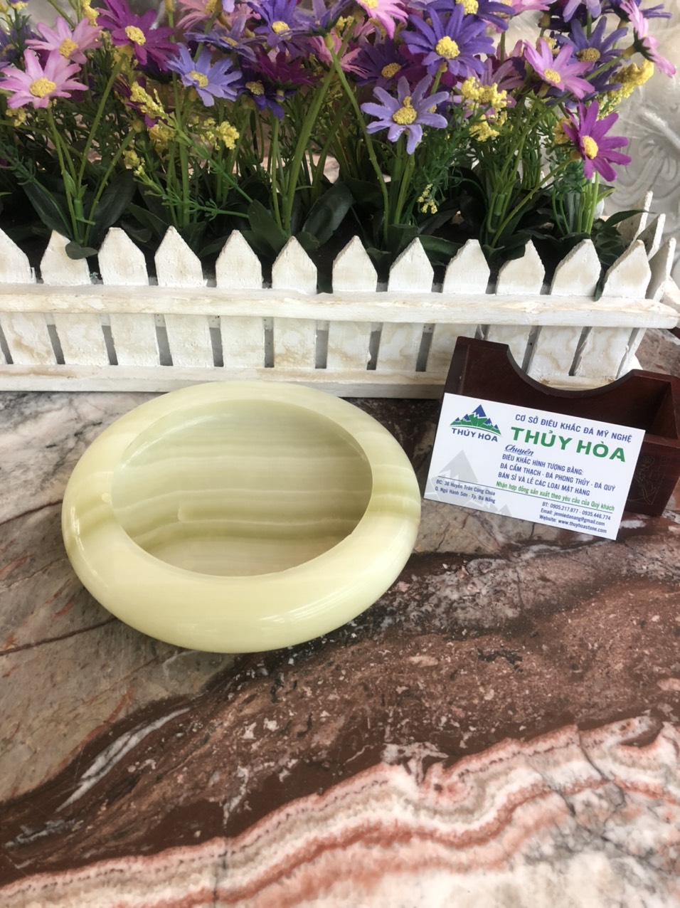 Ấn rồng đá thạch anh vàng - Cao 10 cm