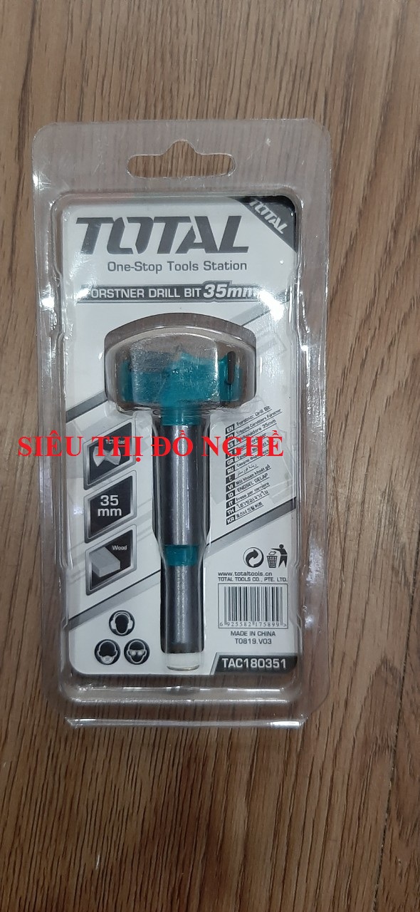 35MM MŨI KHOAN KHOÉT GỖ TOTAL TAC180351