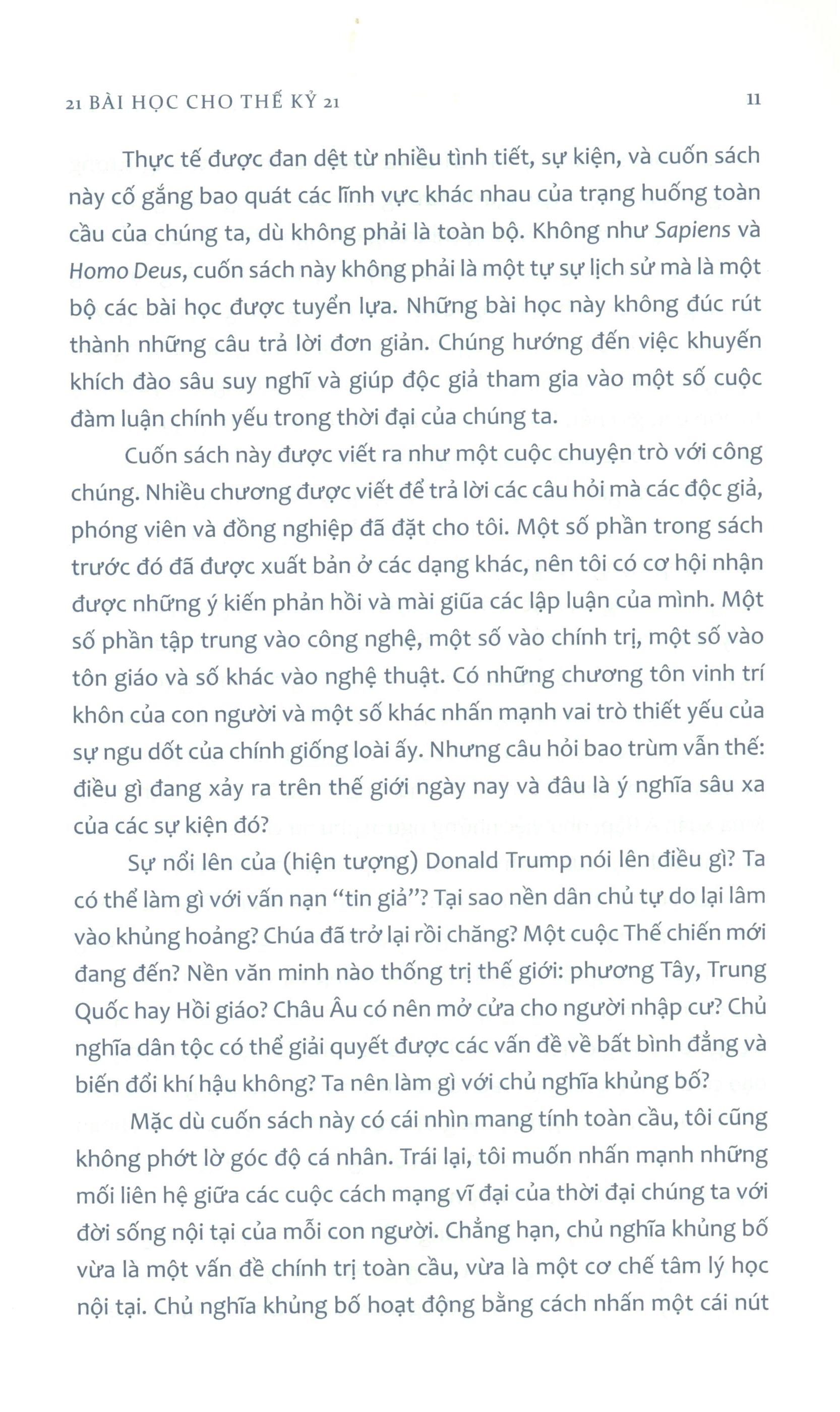 21 Bài Học Cho Thế Kỉ