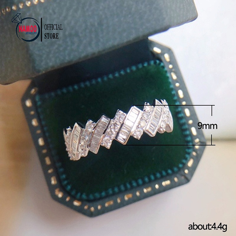 Nhẫn Bạc Nữ N113 Đính Đá Hàng Loại 1